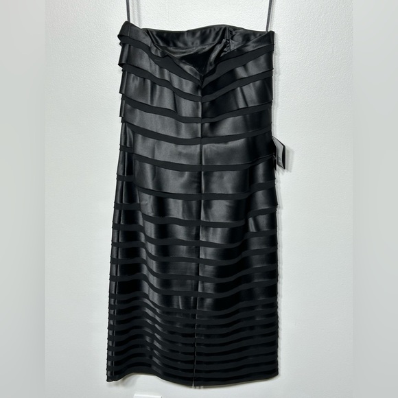 NWT WHBM strapless black layered dress - Picture 6 of 6